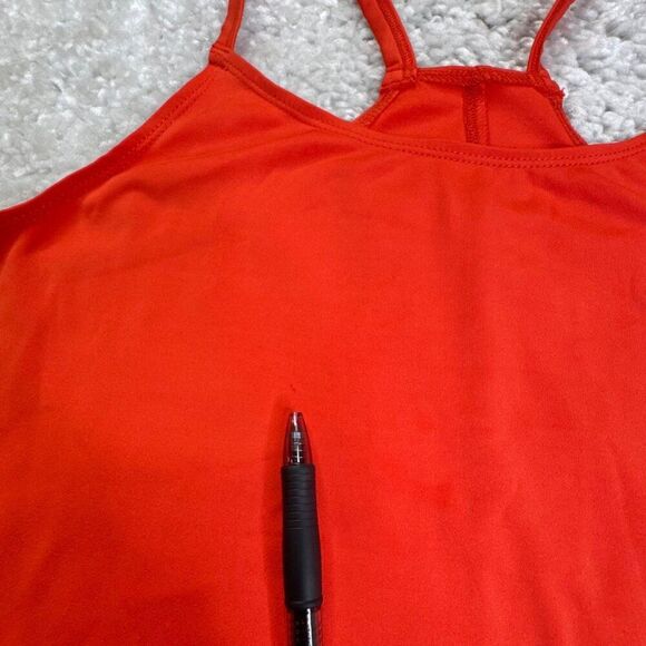Oiselle Orange Running Tank Top Orange - Picture 5 of 7